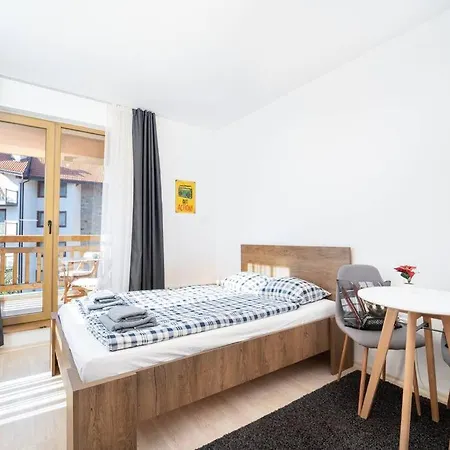 Bright Studio With Mountain View And Fireplace Apartament Bansko